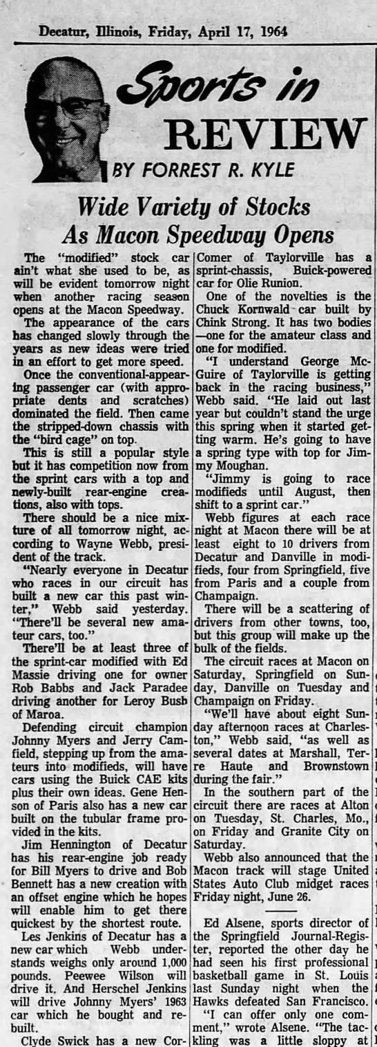 April 1964 Decatur Daily Review